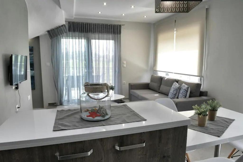 Crystallia Seaside Maisonette By Rentalspro- Nea Moudania Luaran gambar